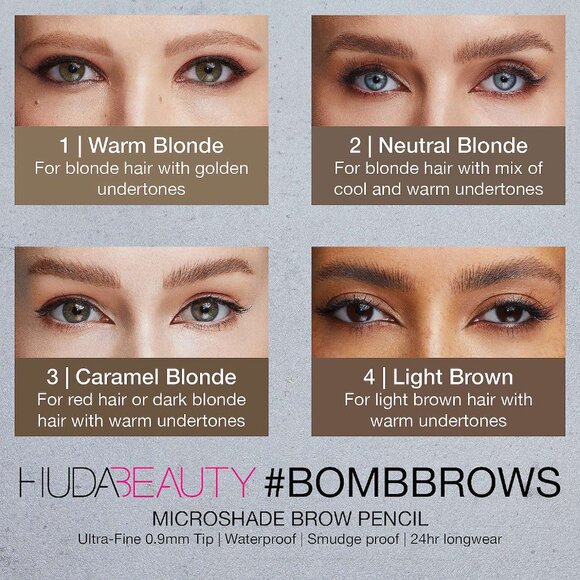 HUDA BEAUTY Brow Pencil - Black - Picture 2 of 2